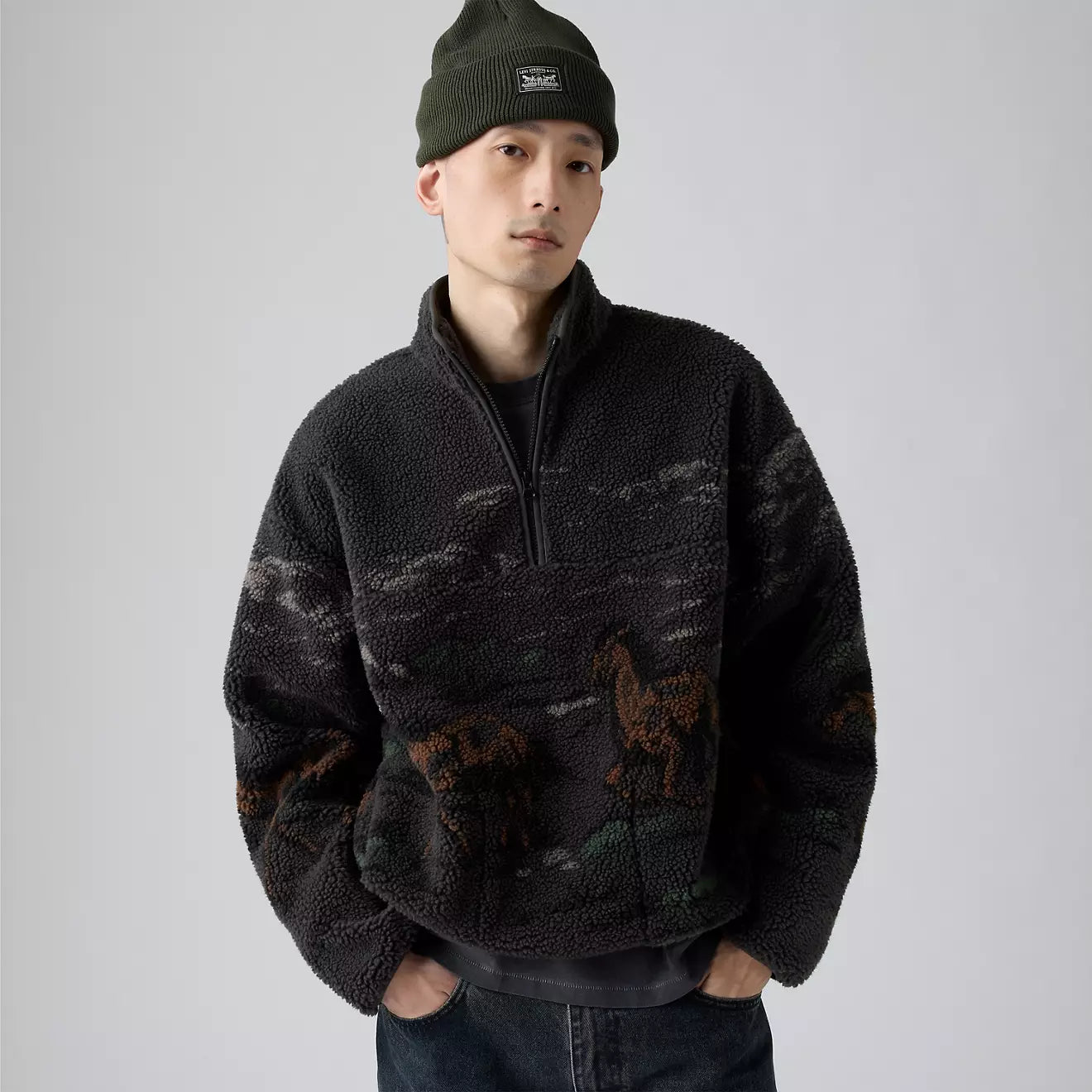 LEVI'S IDYLLWILD SHERPA POPOVER