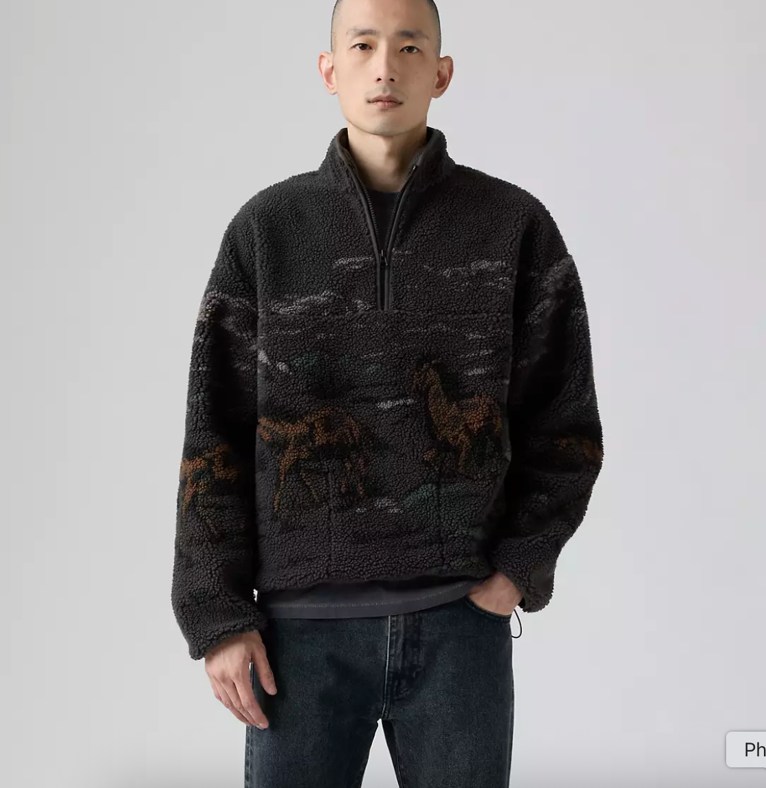 LEVI'S IDYLLWILD SHERPA POPOVER