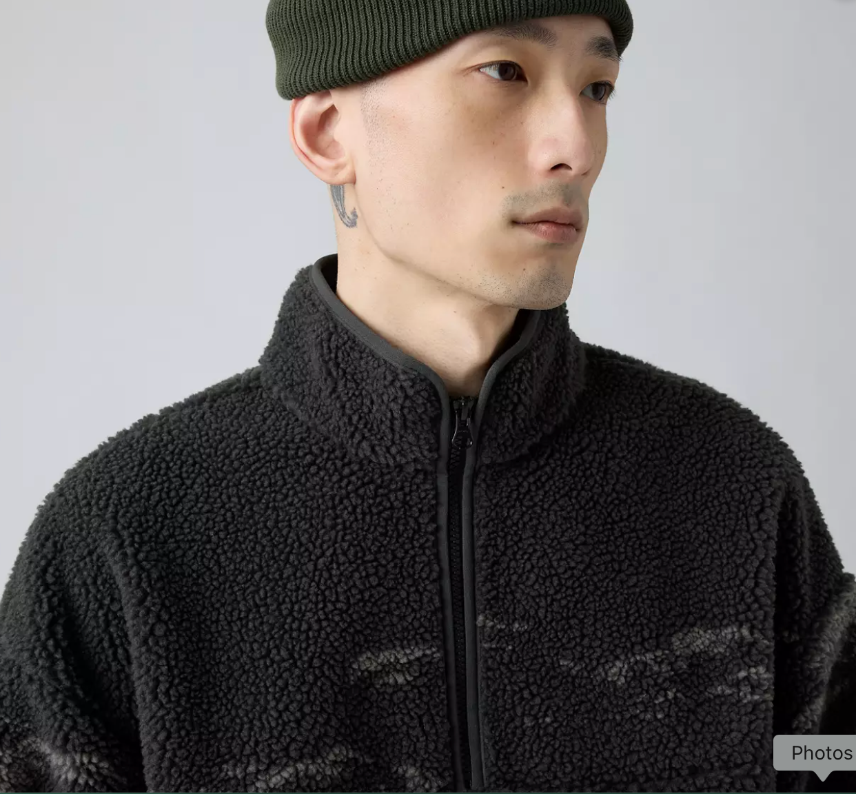 LEVI'S IDYLLWILD SHERPA POPOVER