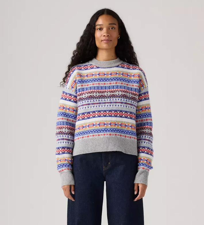 LEVI'S W INES FAIRISLE SWEATER