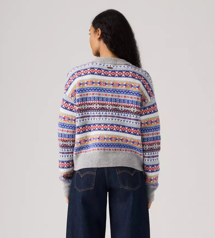 LEVI'S W INES FAIRISLE SWEATER