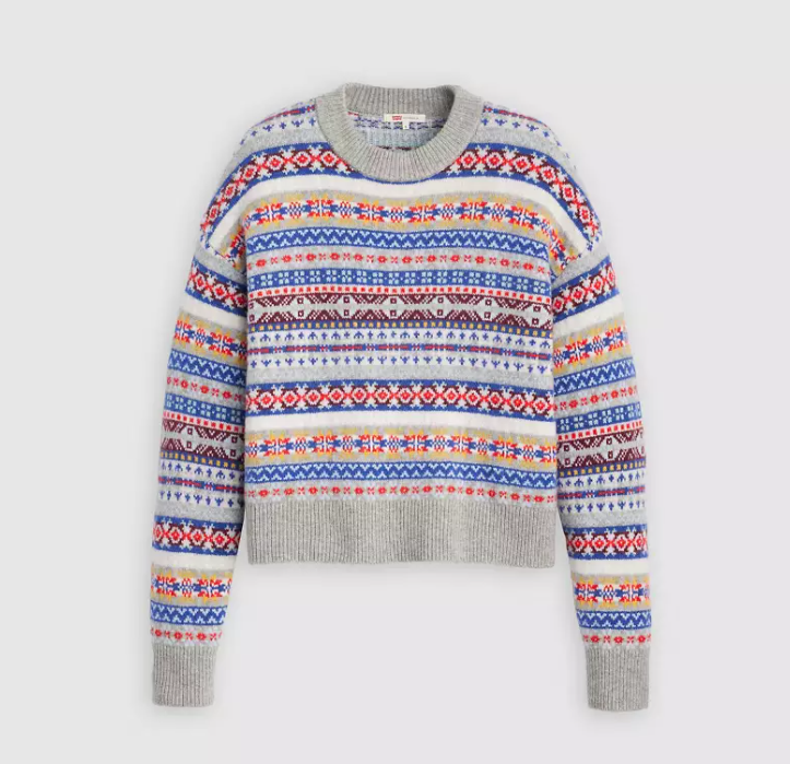 LEVI'S W INES FAIRISLE SWEATER