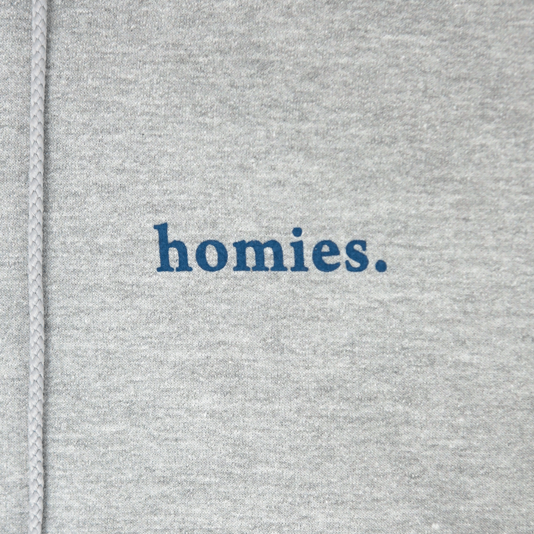 HOMIES SERIF ZIP HOODY - Boutique Homies