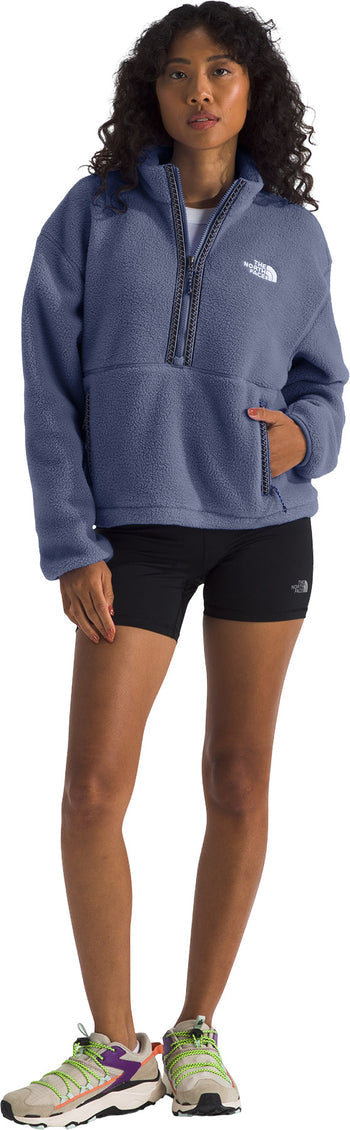 THE NORTH FACE W FLEESKI 1/4 ZIP PULLOVER