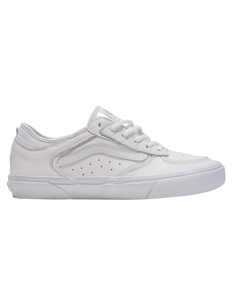 ◆VANS◆SKATE ROWLEY 22~31cm VANS - SKATE ROWLEY LEATHER WHITE/WHITE - Dognrose