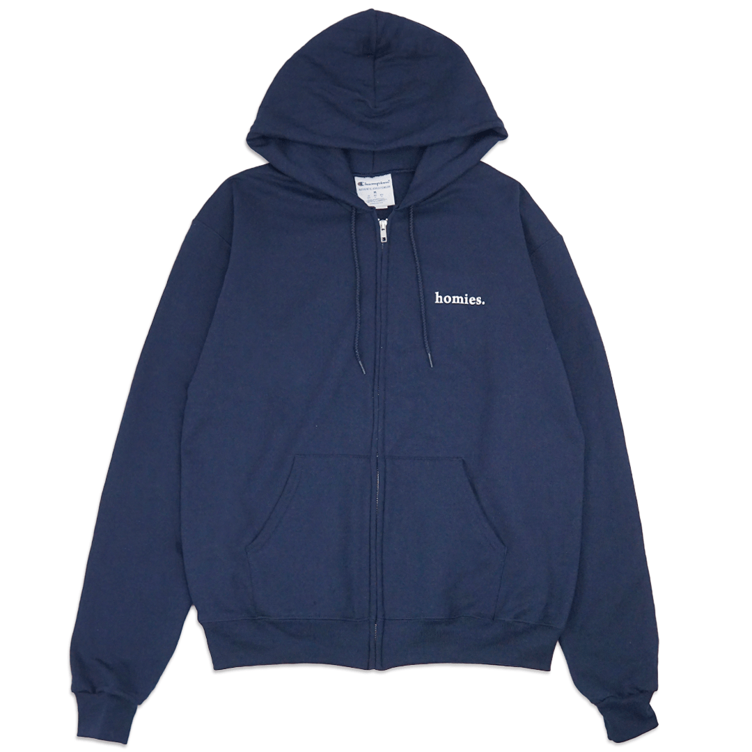 HOMIES SERIF ZIP HOODIE