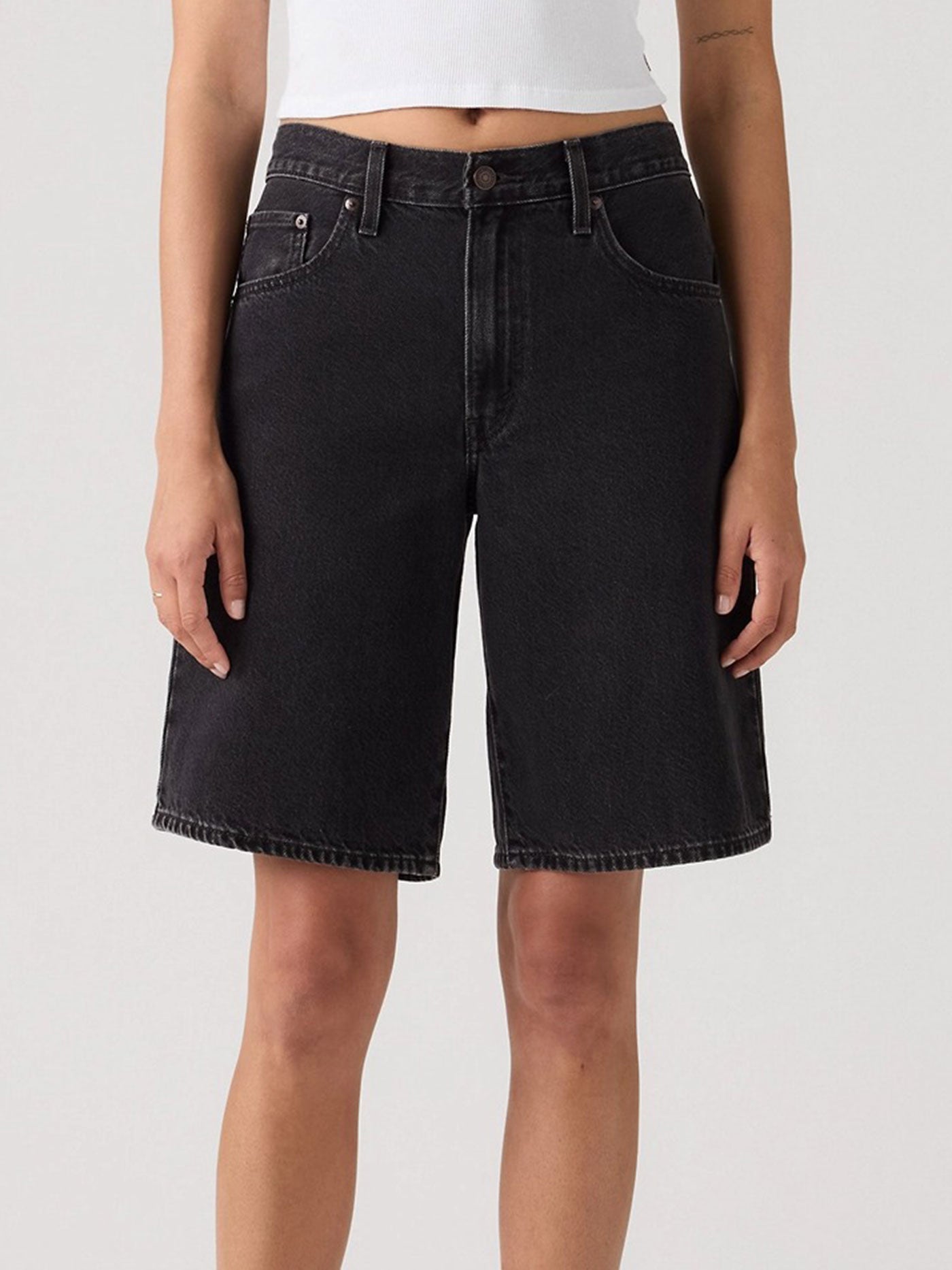 LEVI'S W BAGGY DAD JORT 