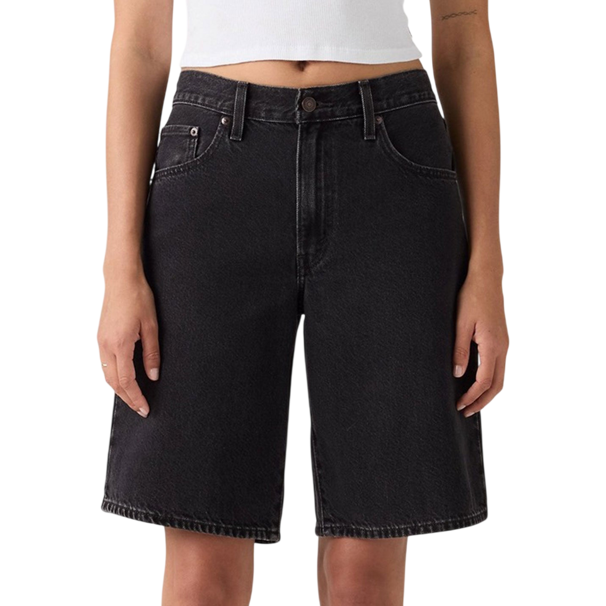 LEVI'S W BAGGY DAD JORT 