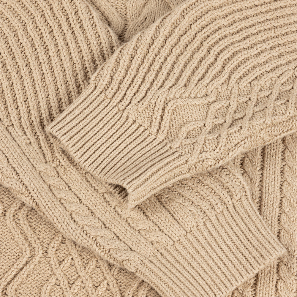 DIME MIXED CABLE KNIT