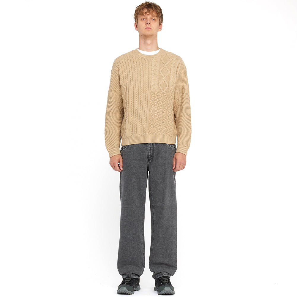 DIME MIXED CABLE KNIT