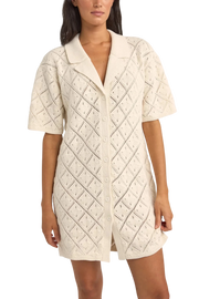 RHYTHM W JAFFA KNIT SHIRT DRESS 