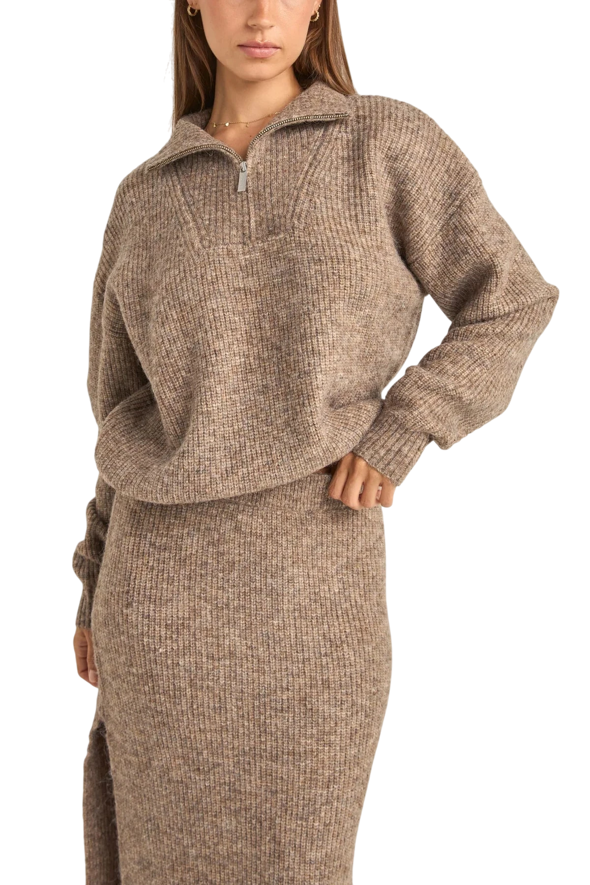 RHYTHM W QUINN ZIP KNIT 