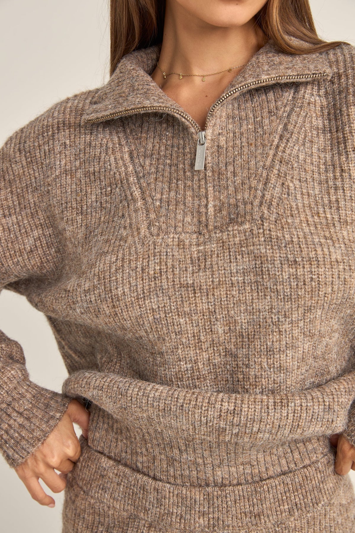 RHYTHM W QUINN ZIP KNIT 