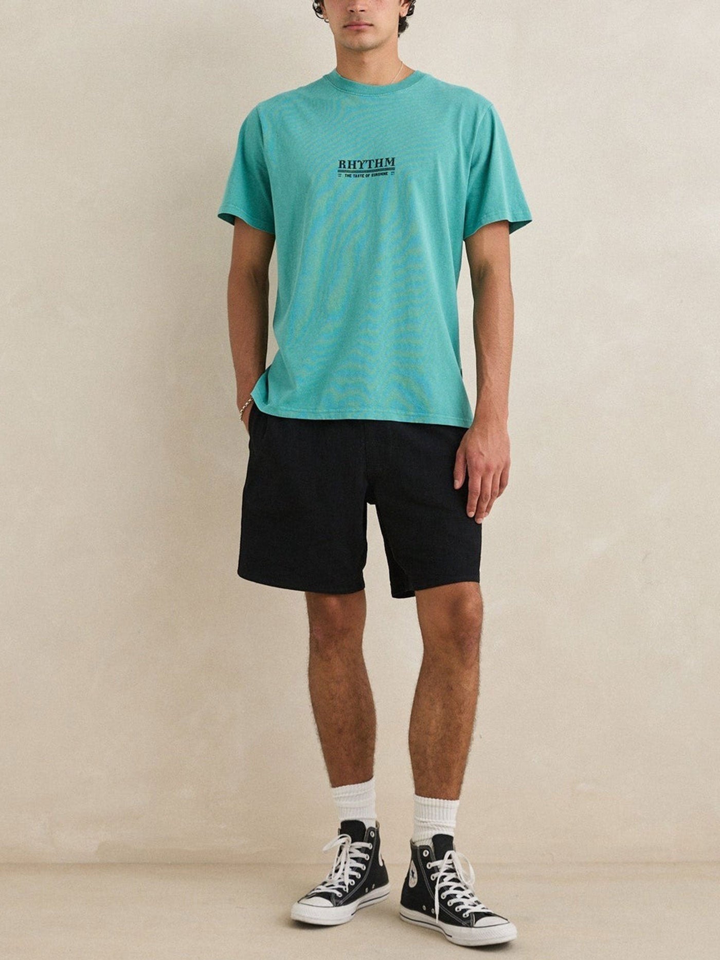 RHYTHM TEXTURED LINEN JAM SHORT