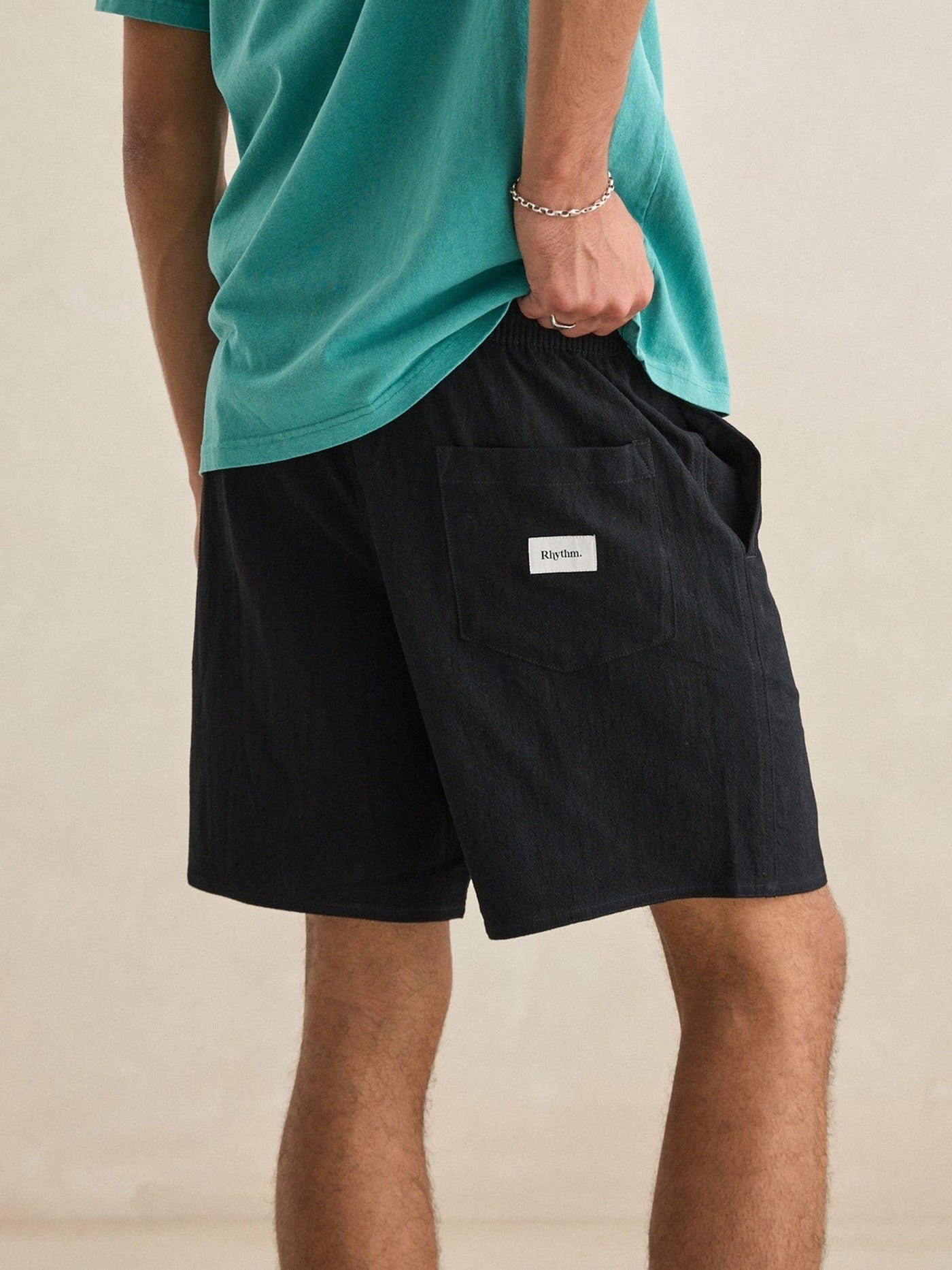 RHYTHM TEXTURED LINEN JAM SHORT