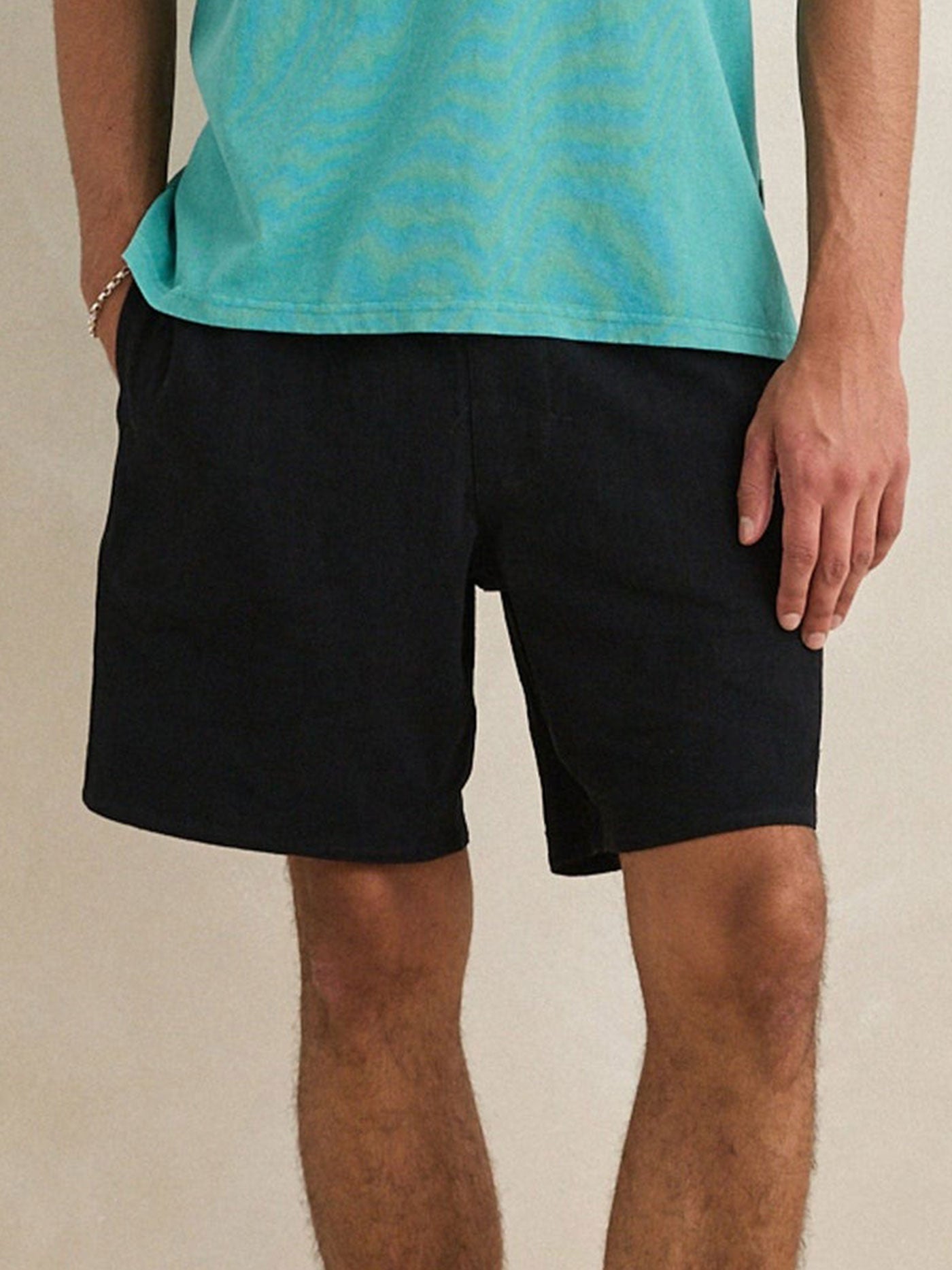 RHYTHM TEXTURED LINEN JAM SHORT