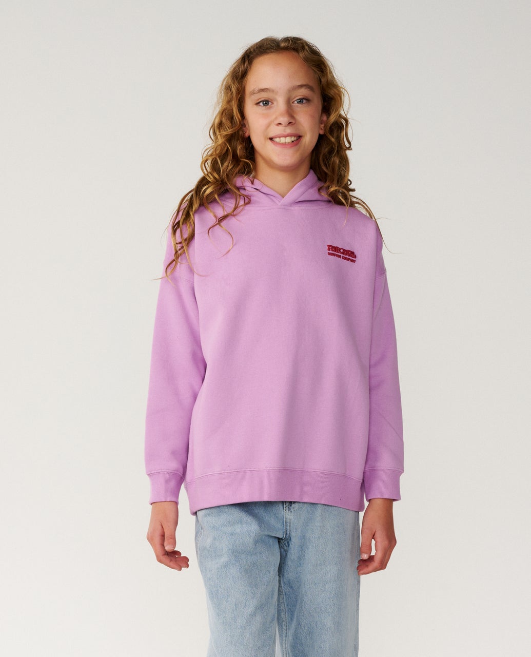 RIP CURL G Surf Puff Hood Bright Lilac