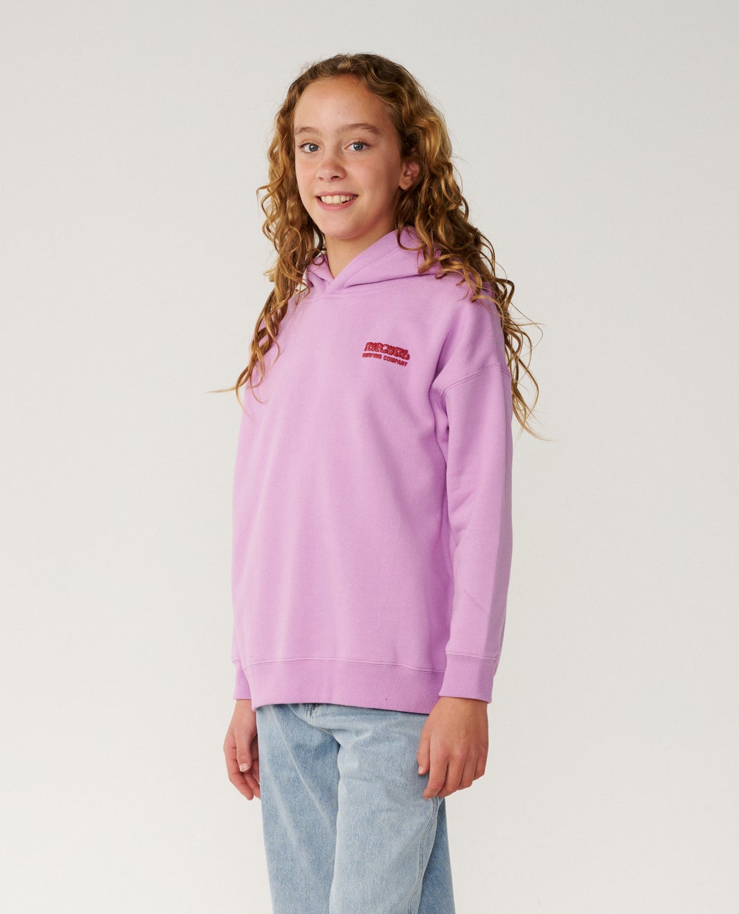 RIP CURL G Surf Puff Hood Bright Lilac