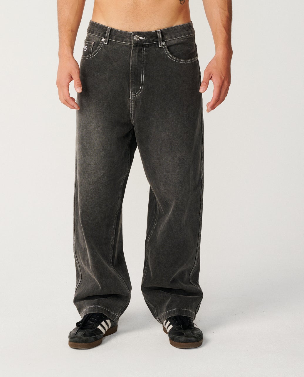 RIP CURL ARCHIVE DIRTY DENIM PANT Washed Grey