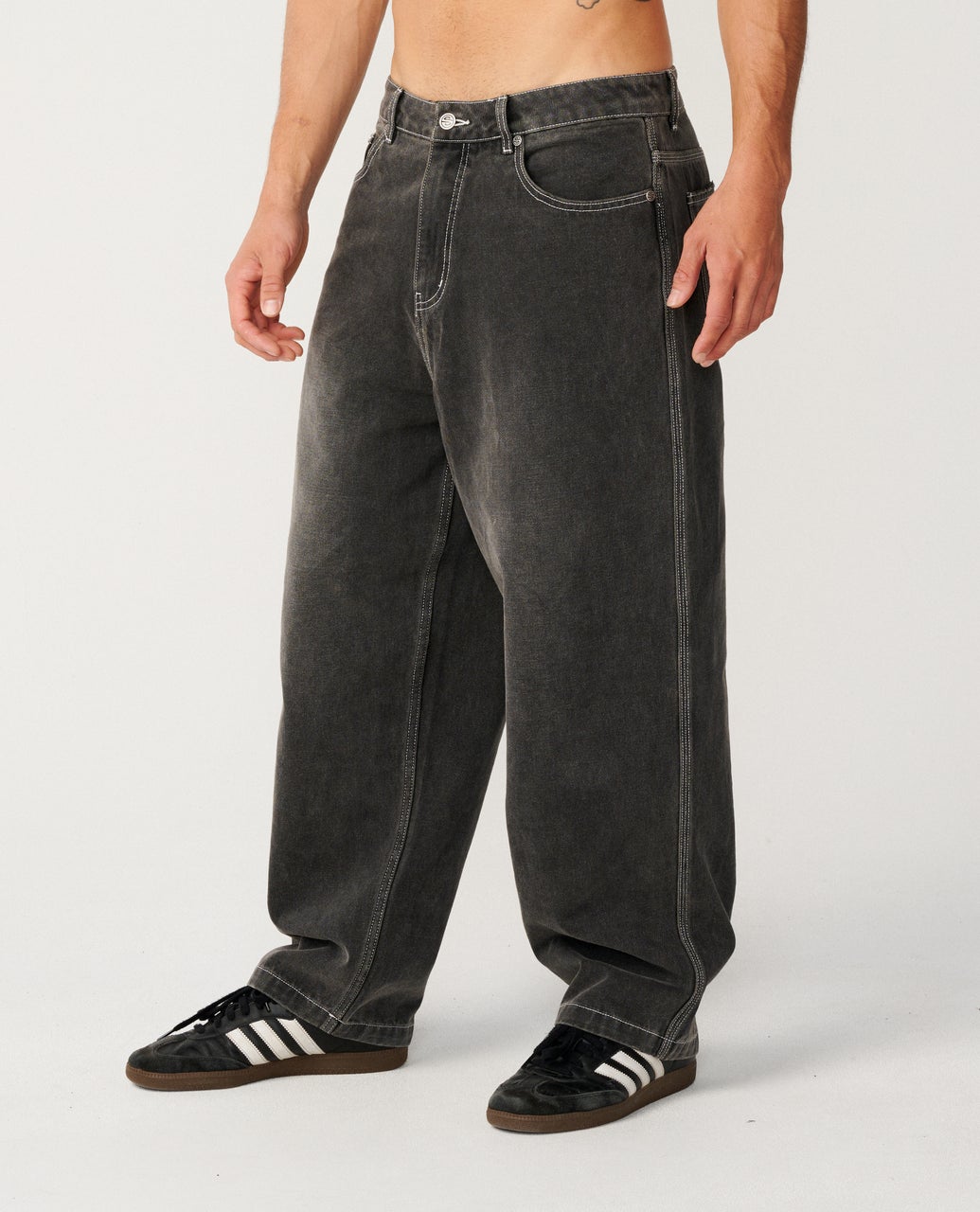 RIP CURL ARCHIVE DIRTY DENIM PANT Washed Grey