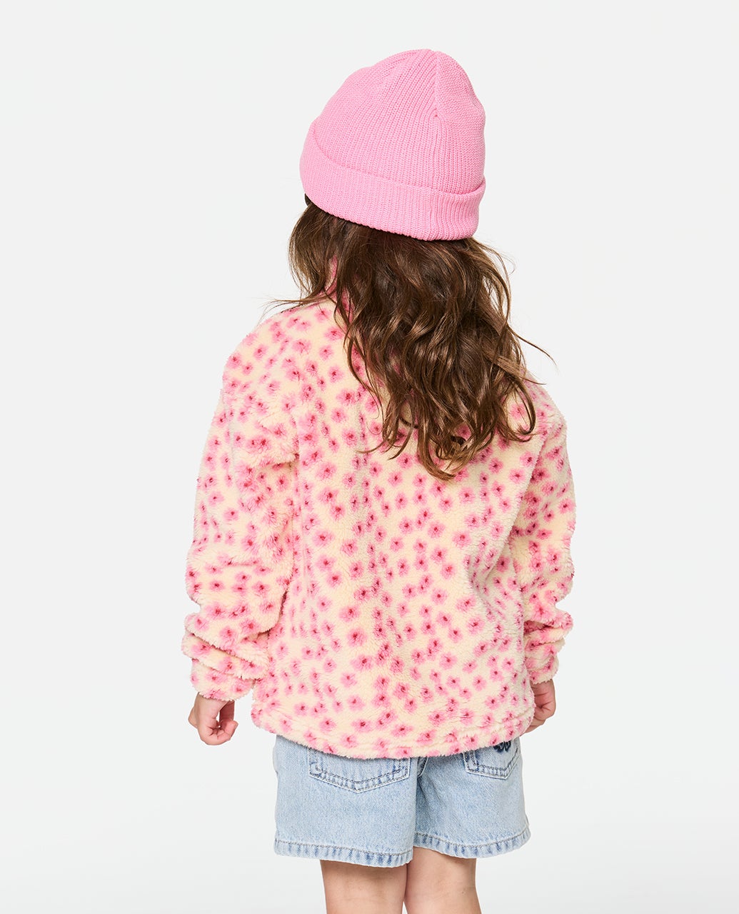 Rip Curl G Party Wave Polar Fleece Peach - vue 2