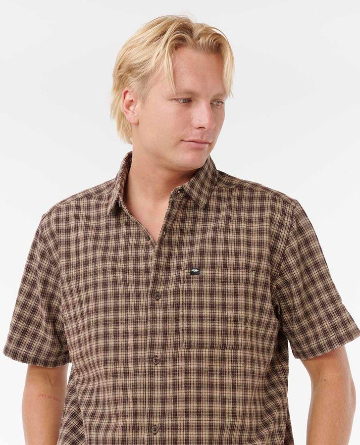 RIP CURL CLASSIC SURF CHECK S/S SHIRT 