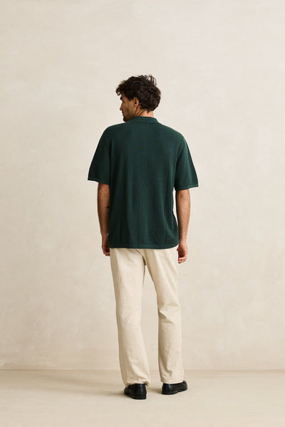 RHYTHM TEXTURED KNIT SS SHIRT