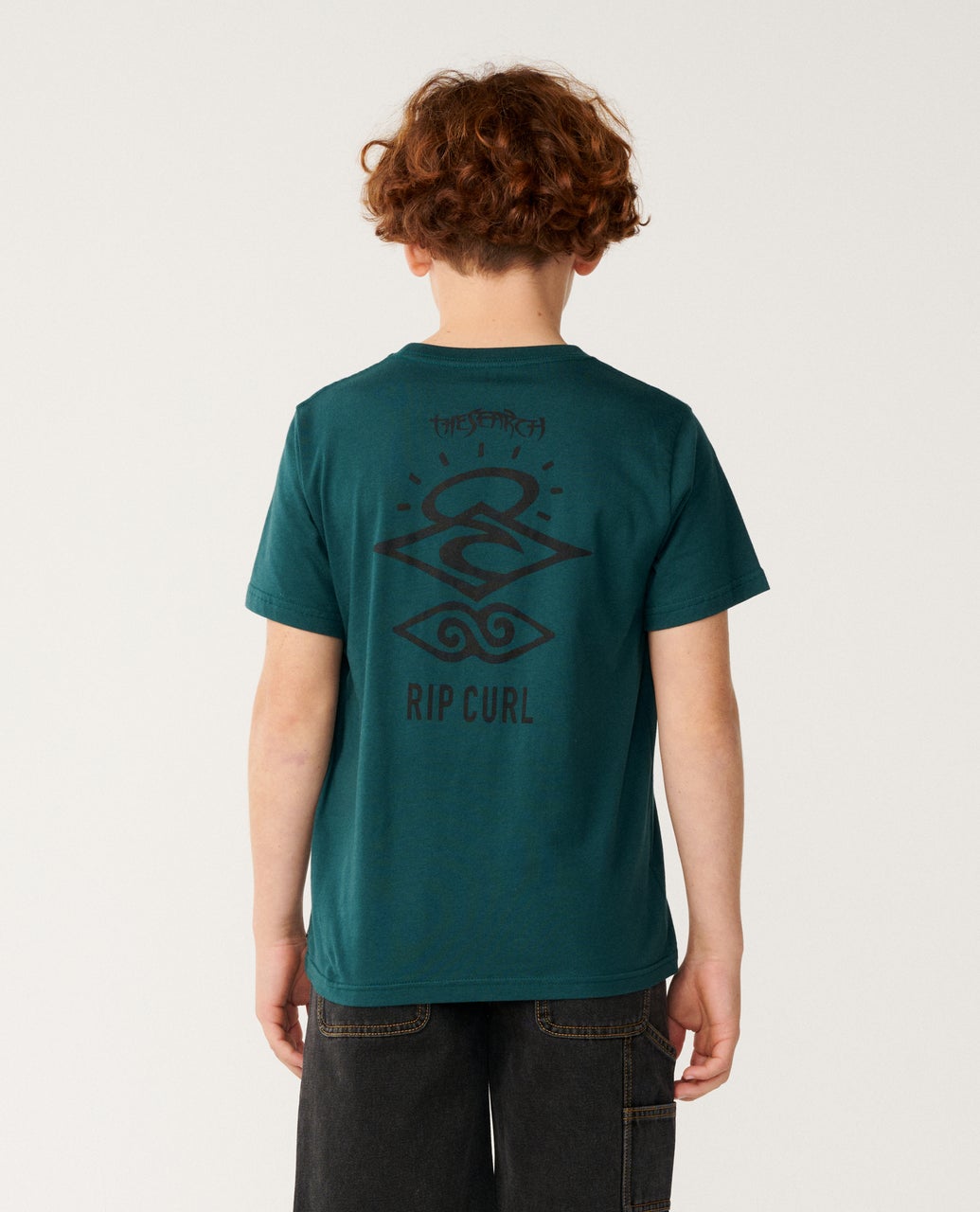 RIP CURL K Search Icon Tee Blue Green