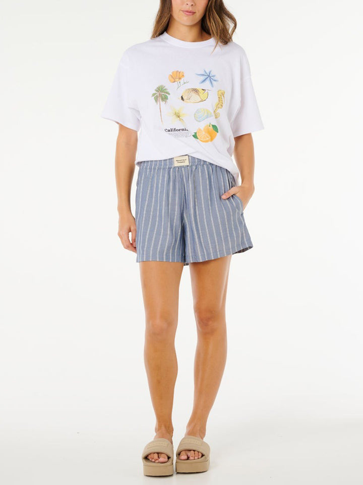 RIP CURL W BEACH DAYS PINSTRIPE SHORT
