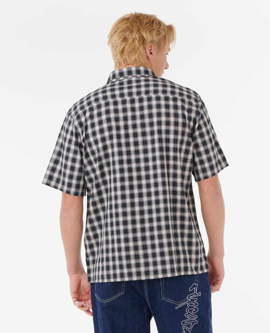 RIP CURL ARCHIVE SCRIPT PLAID S/S SHIRT