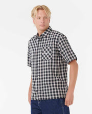 RIP CURL ARCHIVE SCRIPT PLAID S/S SHIRT
