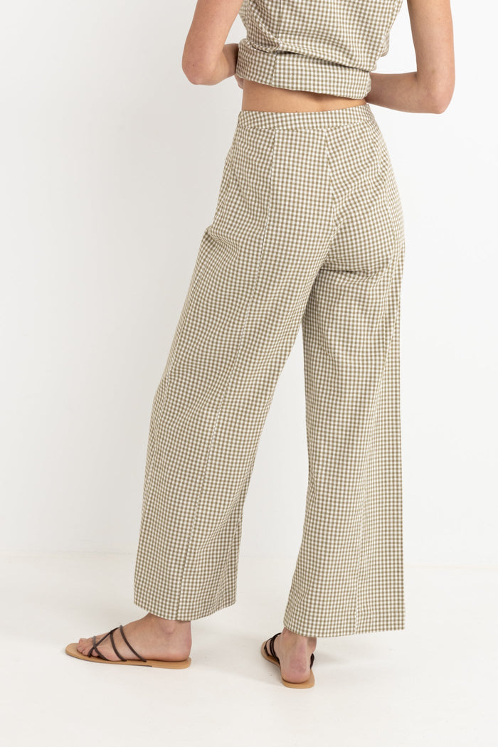 RHYTHM W LOLA CHECK WIDE LEG PANT 