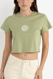 RHYTHM W SUN CROP CREW TEE 