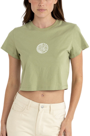 RHYTHM W SUN CROP CREW TEE