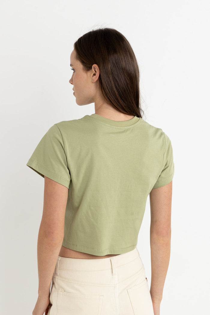 RHYTHM W SUN CROP CREW TEE 