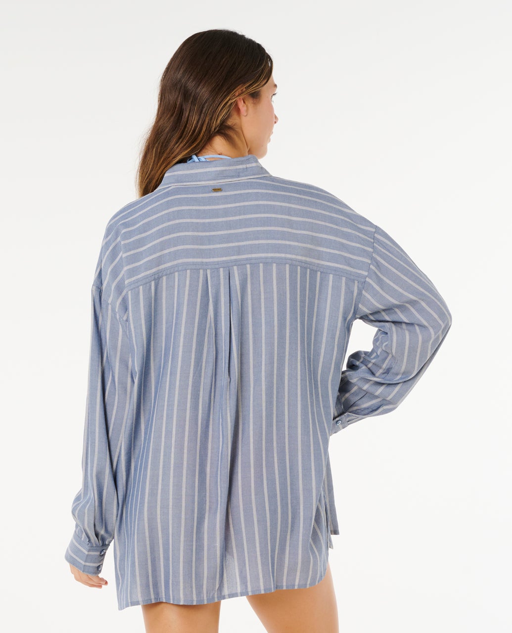 RIP CURL W BEACH DAYS PINSTRIPE SHIRT