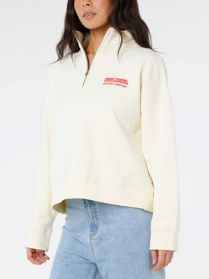 RIP CURL W SURF PUFF 1/4 ZIP