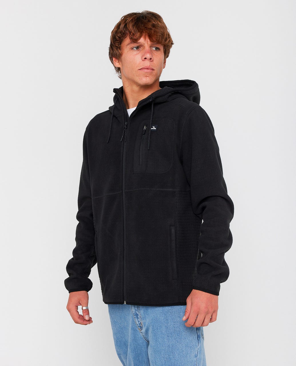 RIP CURL DEPARTED POLAR FLEECE ZIP THRU