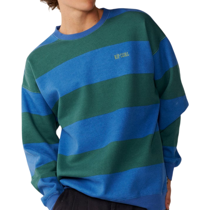 RIP CURL Disorder Stripe Crew Riverside