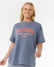 RIP CURL W VARSITY SPORTS HERITAGE TEE