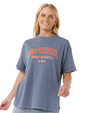 RIP CURL W VARSITY SPORTS HERITAGE TEE