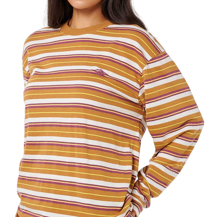 RIP CURL W SG STRIPE OG LS TEE