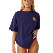 RIPCURL W SPORTS DEPARTEMENT HERITAGE TEE - Deep Blue