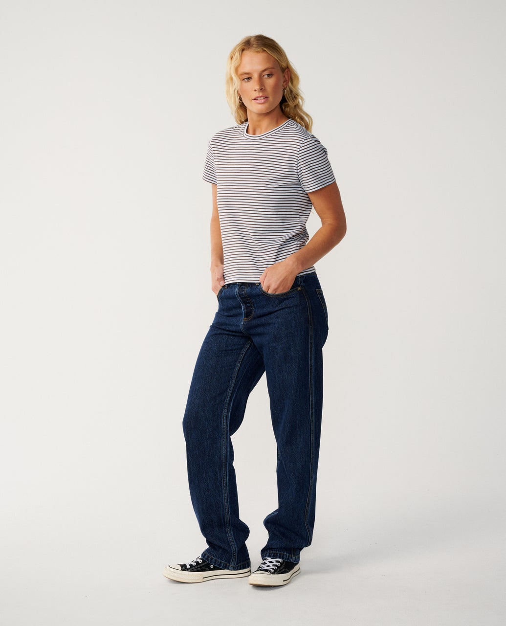 RIPCURL W SG YD STRIPE TEE - Sky Blue - vue 4