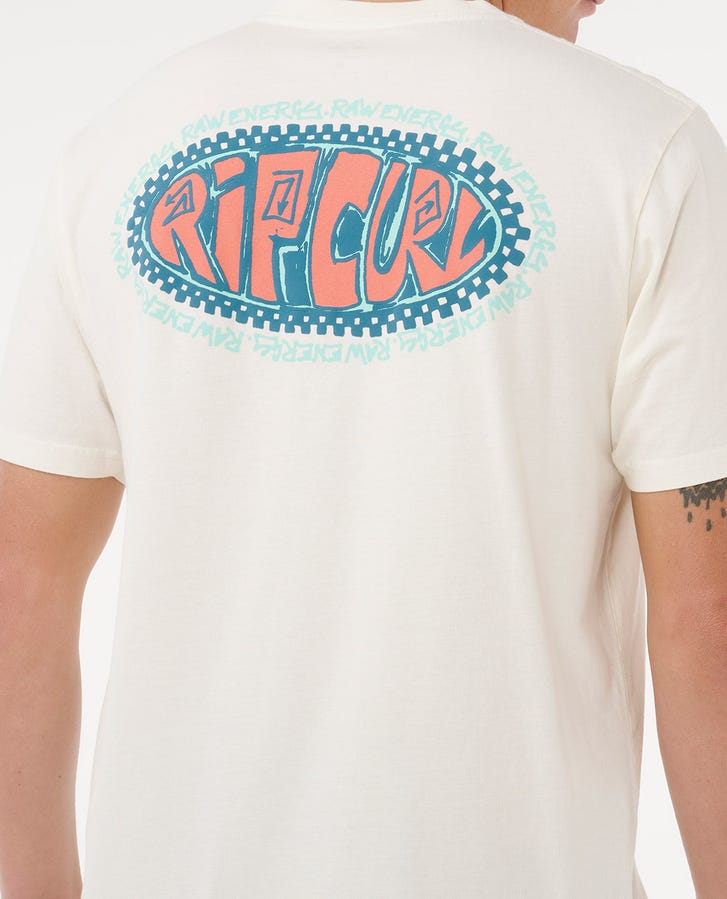 RIP CURL RAW ENERGY FROM OVAL TEE 