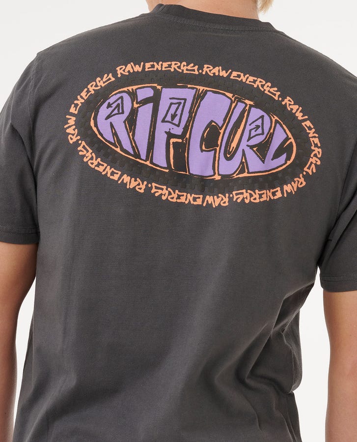 RIP CURL RAW ENERGY FROM OVAL TEE 