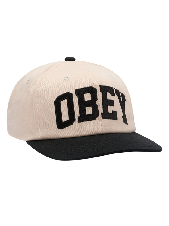 OBEY COLLEGIATE 6 PANEL STRAPBACK