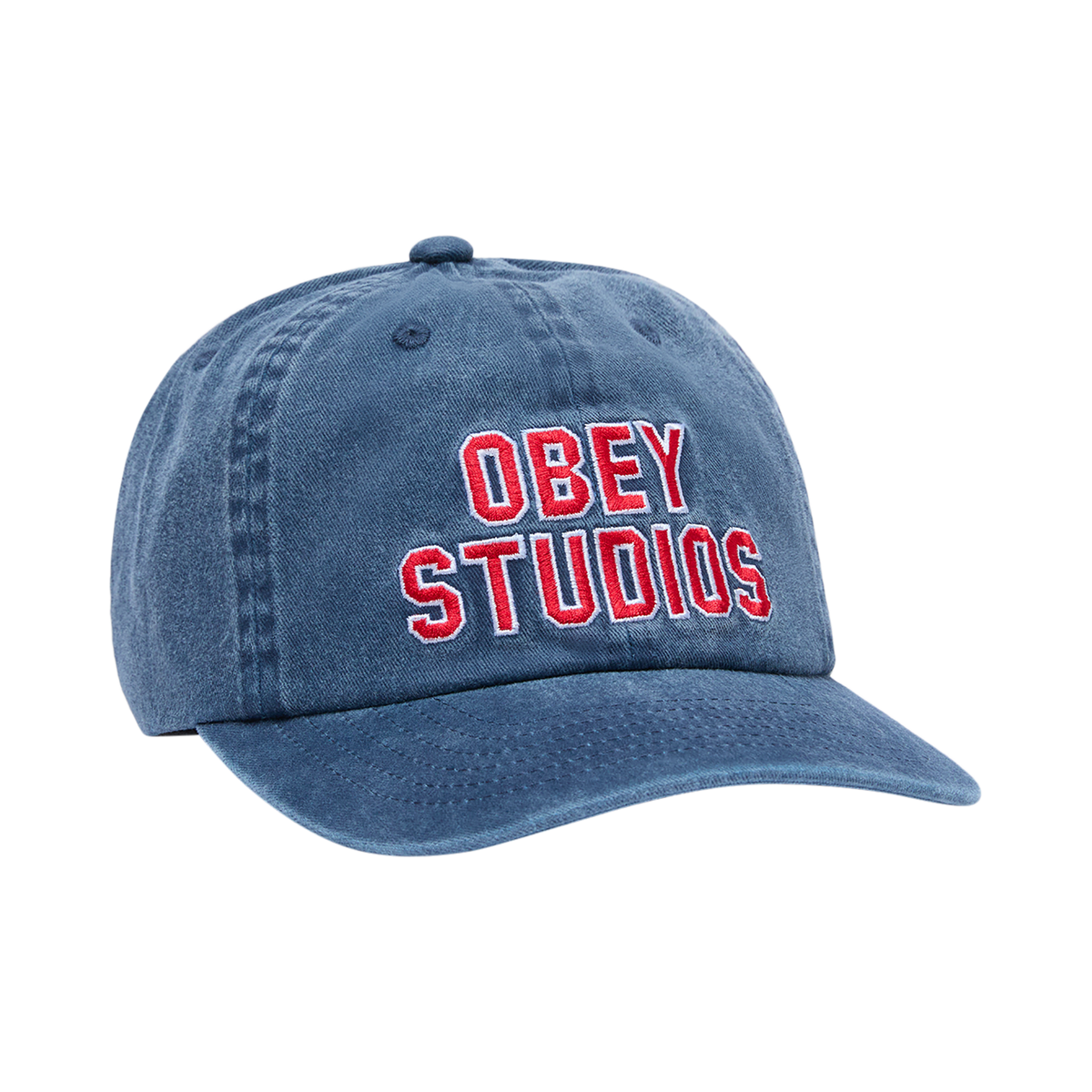 OBEY STUDIOS 6 PANEL STRAPBACK - Pigment Mild Navy