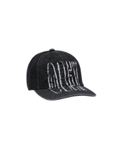 OBEY SUPERNOVA 6 PANEL DENIM VELCRO BACK - Faded Black