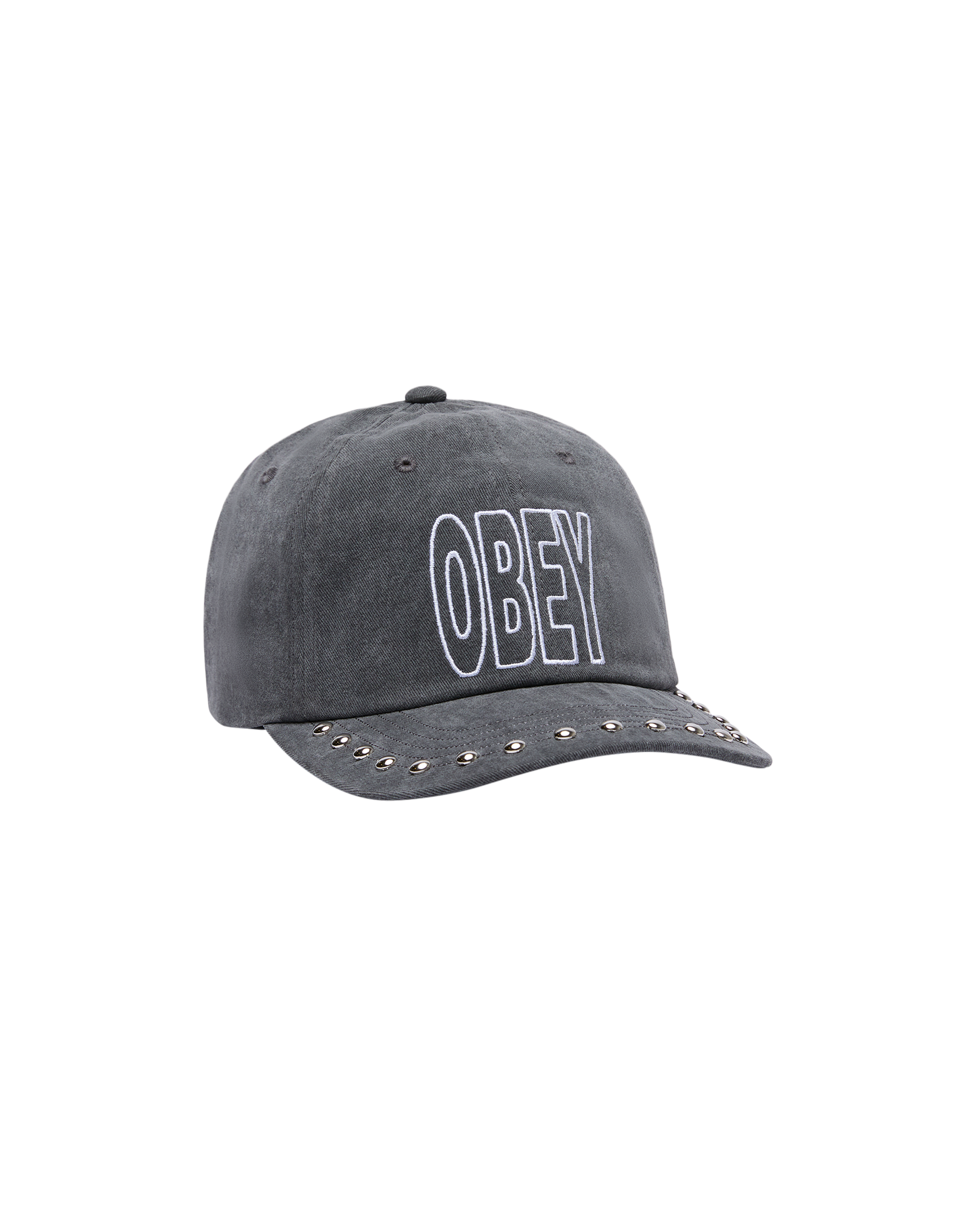OBEY PIGMENT ANTI 6 PANEL VELCRO BACK - Pigment Black